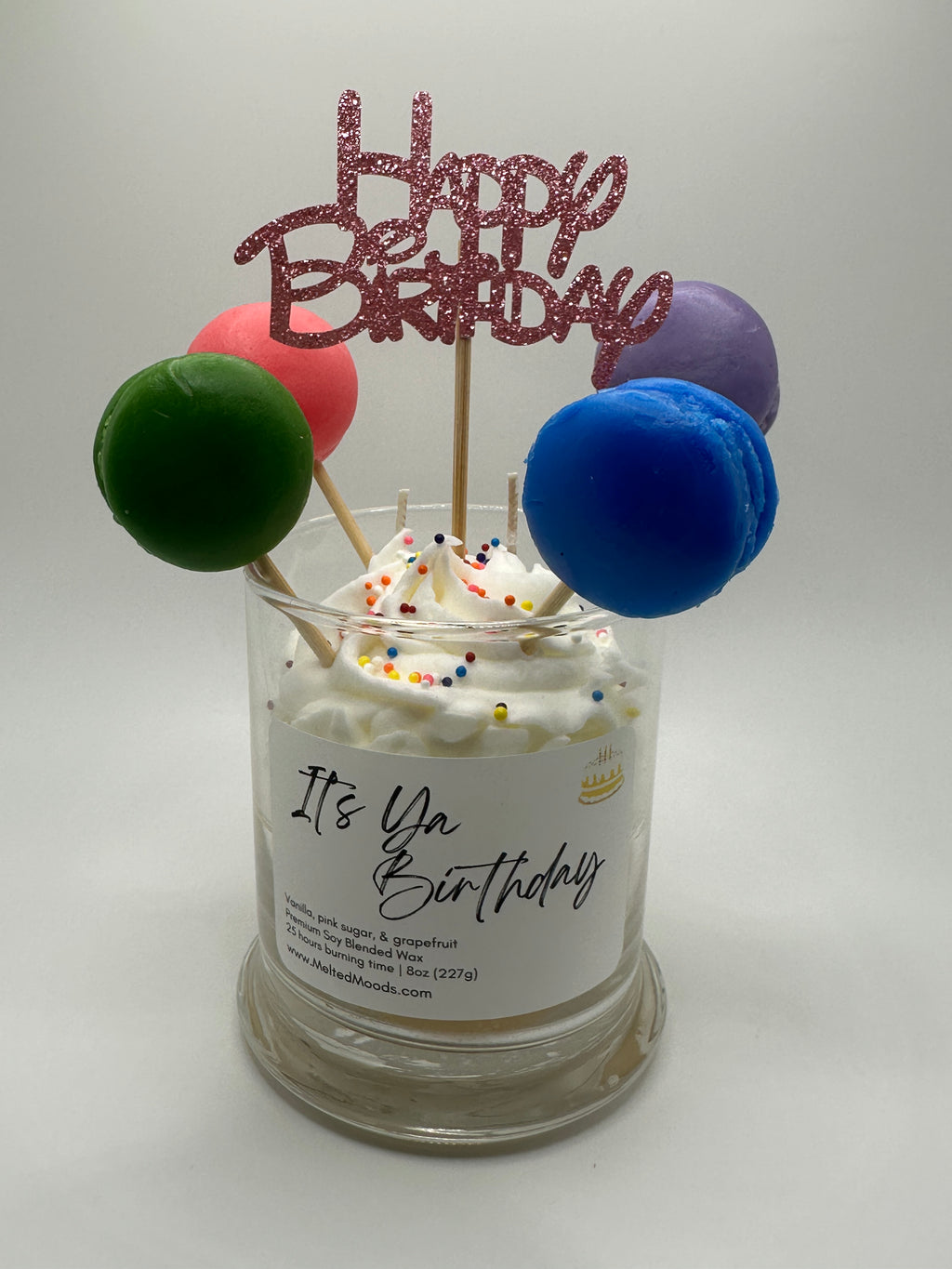 Its Your Birthday Dessert Candle